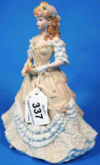 Appraisal: Coalport Figure Easter Bonnet from the Age of Elegance in