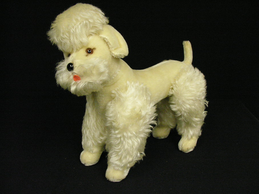 Appraisal: STEIFF POODLE Estate item This poodle is h by l