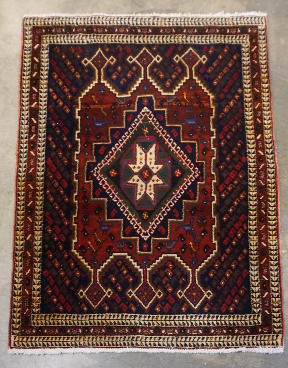 Appraisal: KAZAK RUG FT IN X FT INKazak Rug Dimensions ft