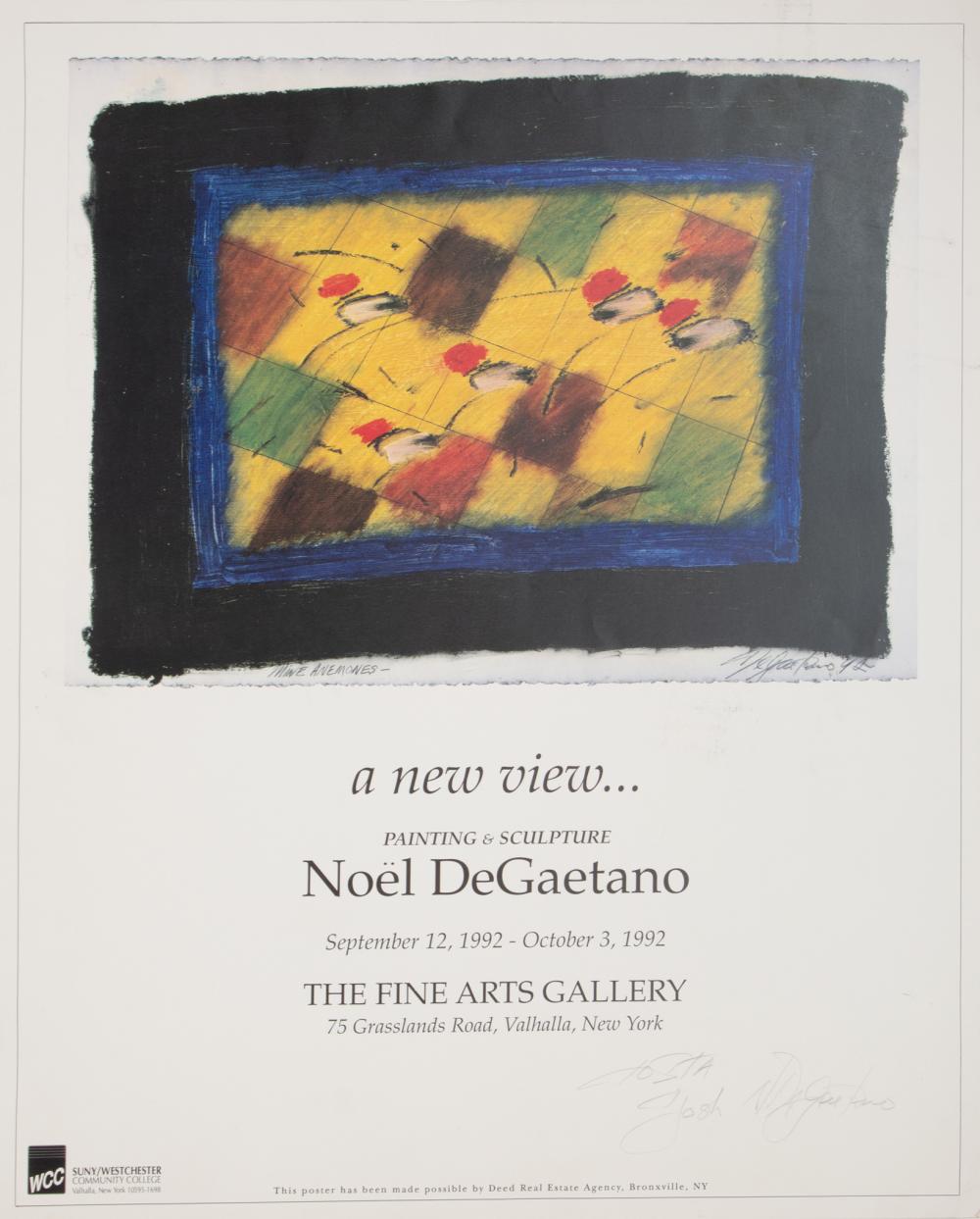 Appraisal: Noel James DeGaetano American - A New View offset lithograph