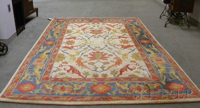 Appraisal: Contemporary Wool Oriental Rug x in Provenance From a Martha's