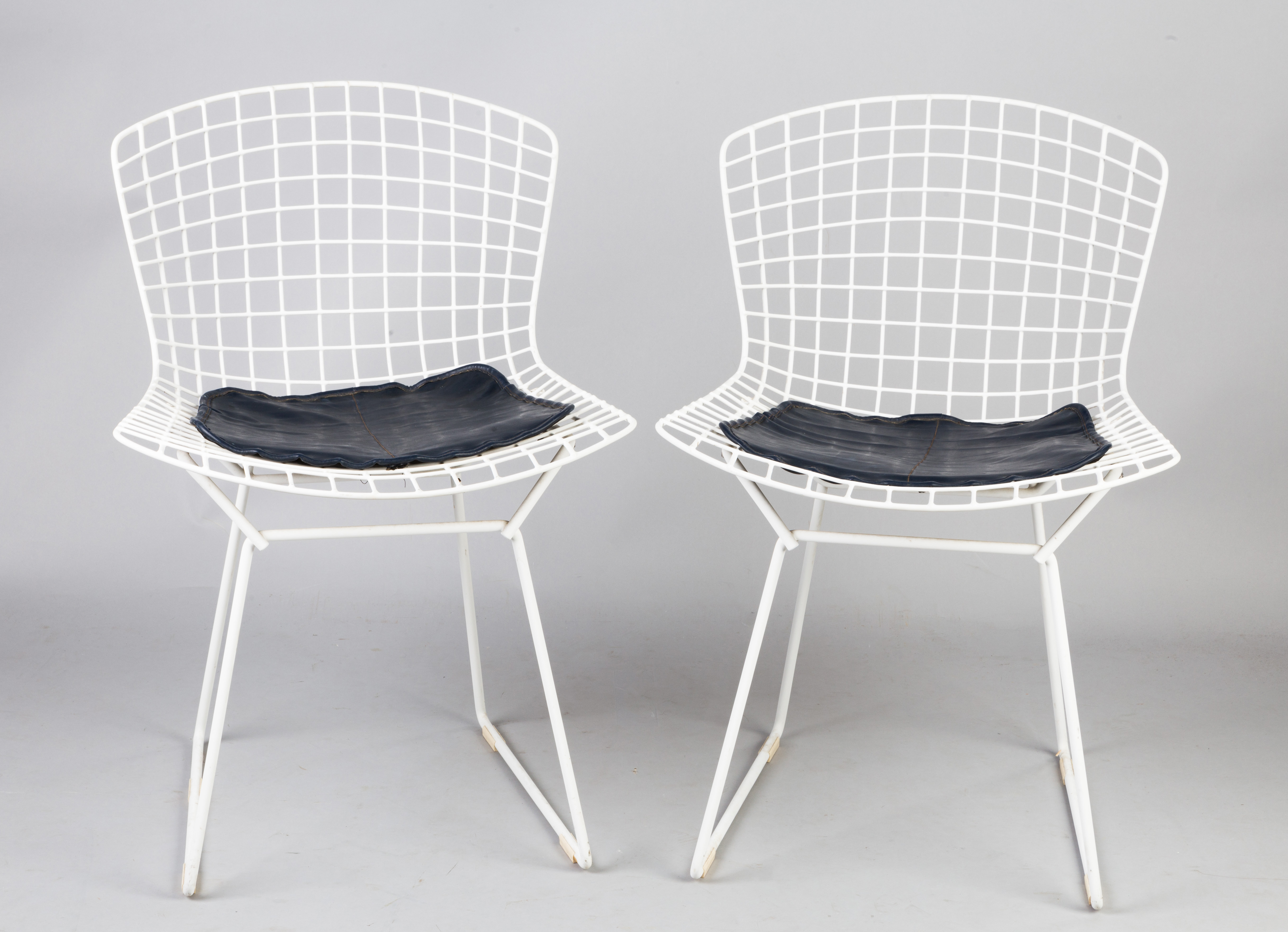 Appraisal: Two Vintage Harry Bertoia Wire Side Chairs