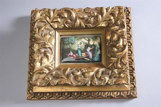 Appraisal: SOVIET RUSSIAN PORCELAIN PLAQUE OF THE FORTUNE TELLER s -