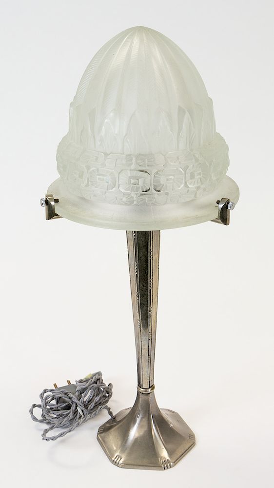 Appraisal: AN ART DECO BEDSIDE LAMP CIRCA S AN ART DECO