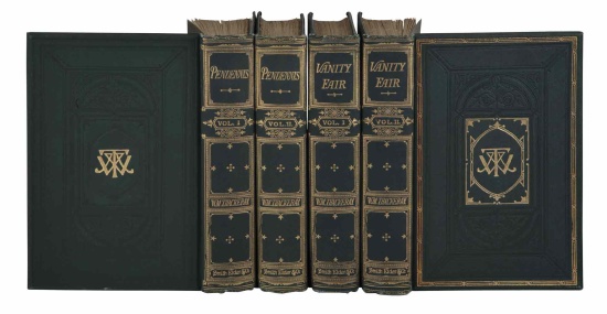 Appraisal: SETS AND BINDINGS Thackeray William Makepeace Works volumes Engraved illustrations