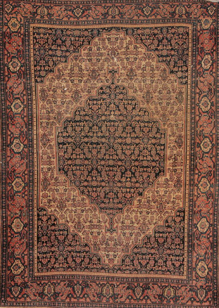 Appraisal: Sereband Rug First Quarter th Century Beige ground with millefleur