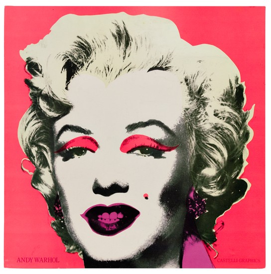 Appraisal: ANDY WARHOL after Marilyn Monroe Color screenprint x mm x