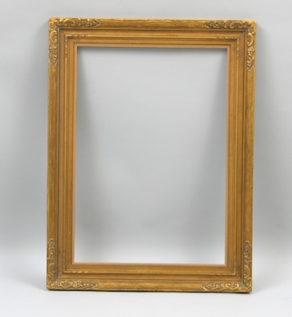 Appraisal: An American Impressionist Carved Picture Frame A vintage - wide