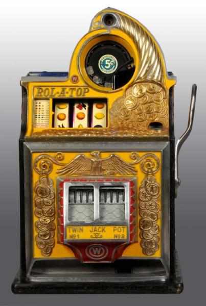 Appraisal: Watling Rol-A-Top Slot Machine Description American Spectacular original condition with