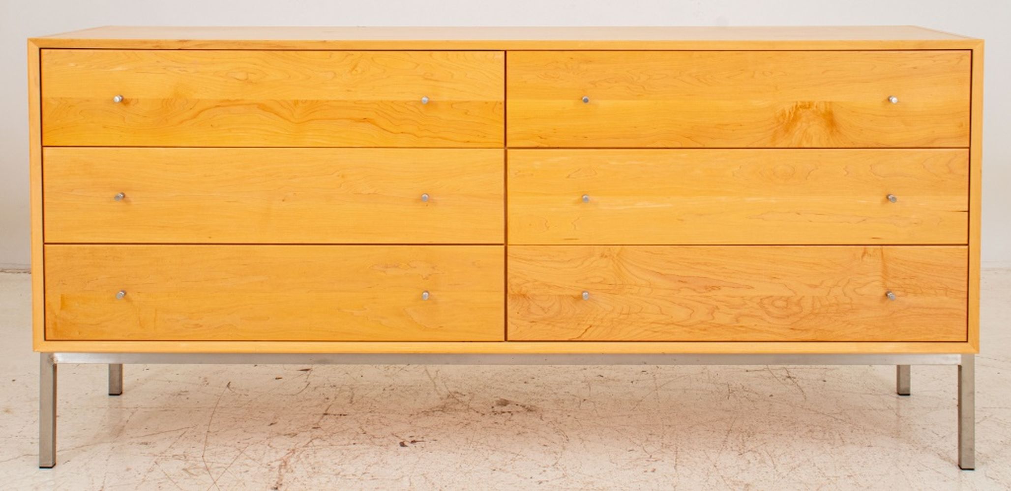 Appraisal: MID CENTURY MODERN STYLE SIX-DRAWER DRESSER Midcentury modern style Six-Drawer