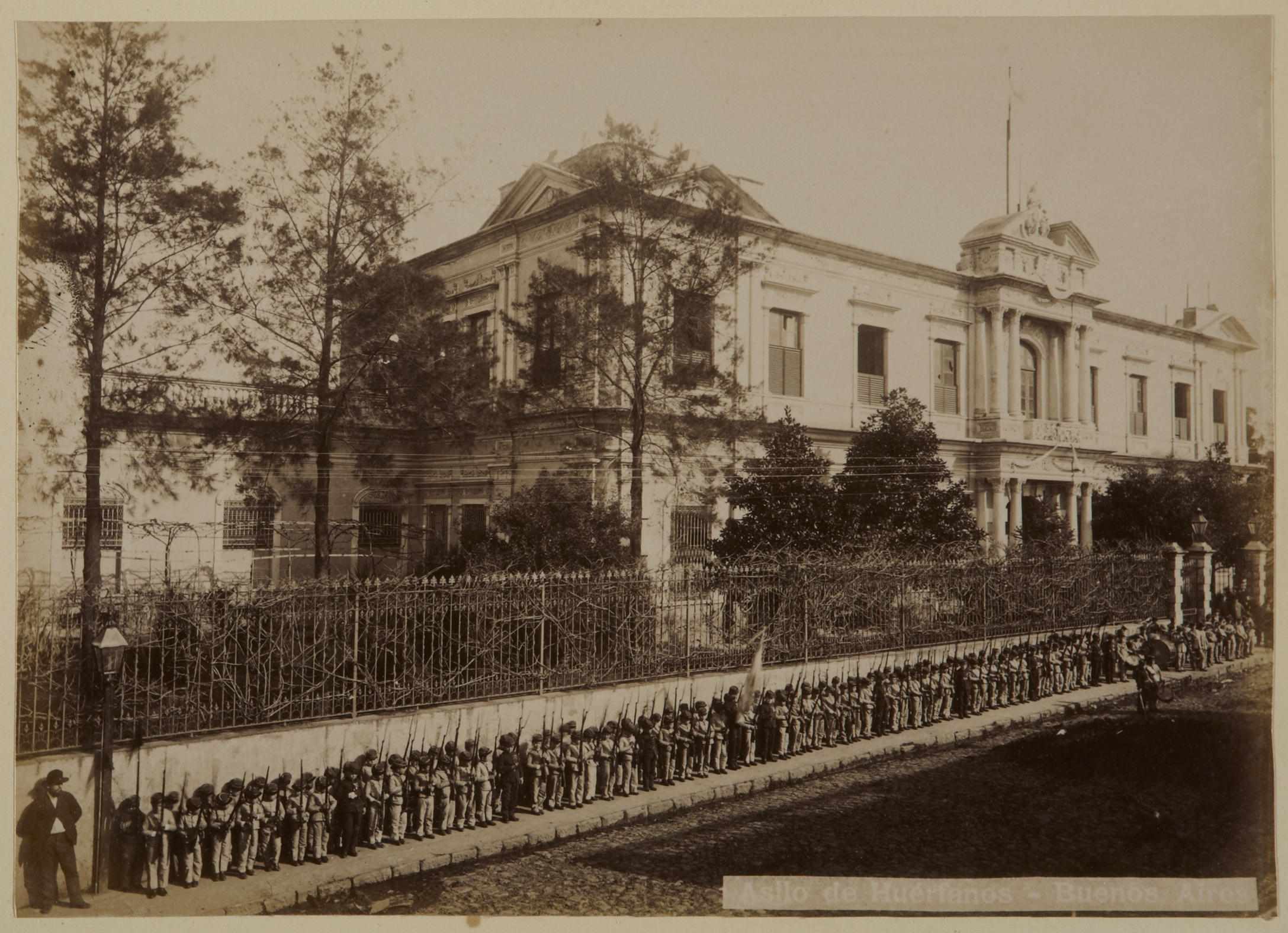 Appraisal: BUENOS AIRES PHOTOGRAPHY Album containing mounted albumin photographs each approximately