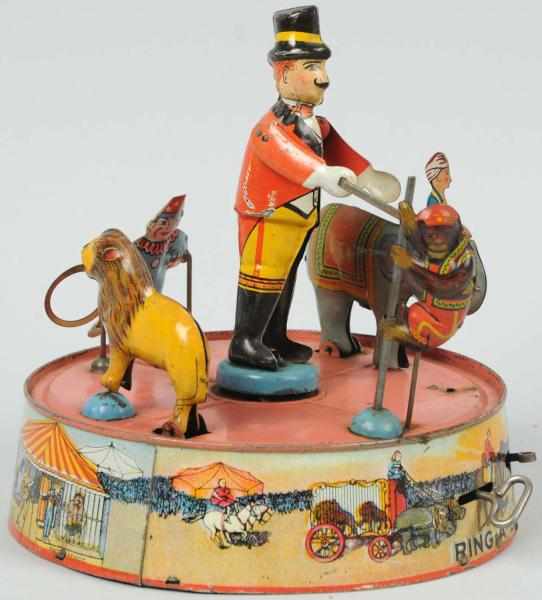 Appraisal: Tin Litho Marx Ring-A-Ling Circus Wind-Up Toy American Working Early