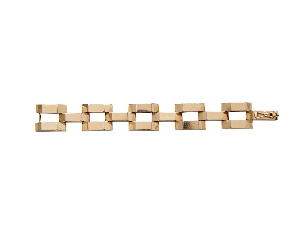 Appraisal: TIFFANY CO K Gold Bracelet TIFFANY CO K Gold Bracelet