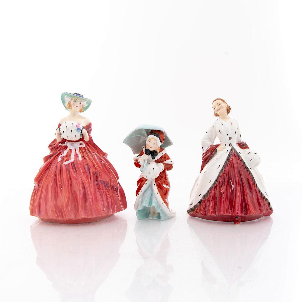 Appraisal: DOULTON FIGURINES MISS MUFFET GENEVIEVE ERMINE HN HN The Ermine