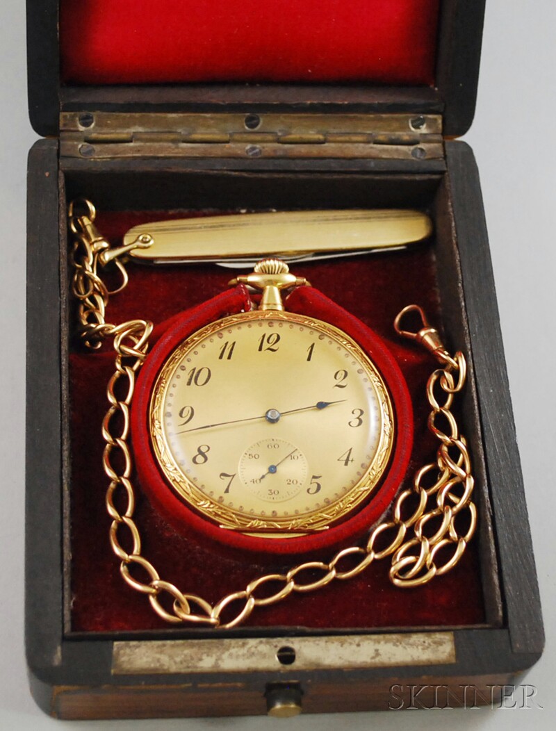 Appraisal: kt Gold Open-face Pocket Watch movement no case no total