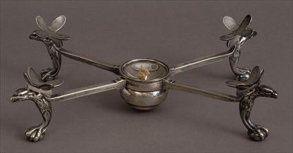 Appraisal: GEORGE III SILVER DISH CROSS Marks for Peter Achambo London