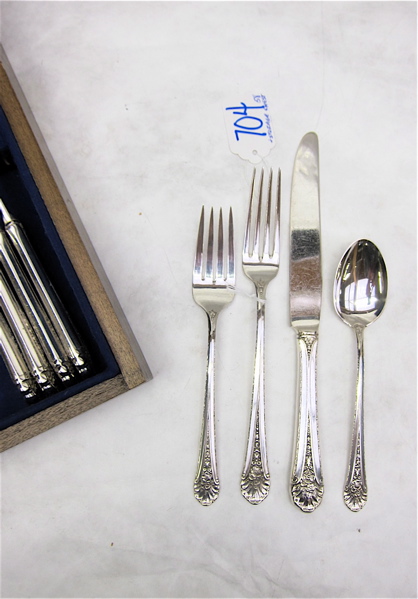 Appraisal: TOWLE STERLING SILVER FLATWARE SET plus storage chest fifty-eight piece