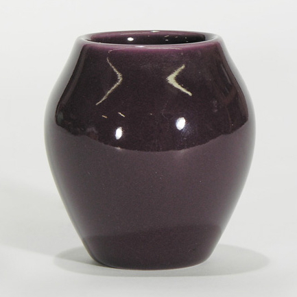 Appraisal: Rookwood cabinet vase from in purple high glaze Marked with