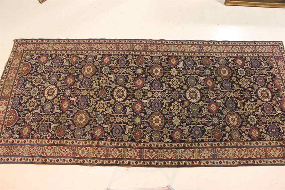 Appraisal: FINELY WOVEN SHIRVAN CAUCASUS RUNNER Early th century floral and