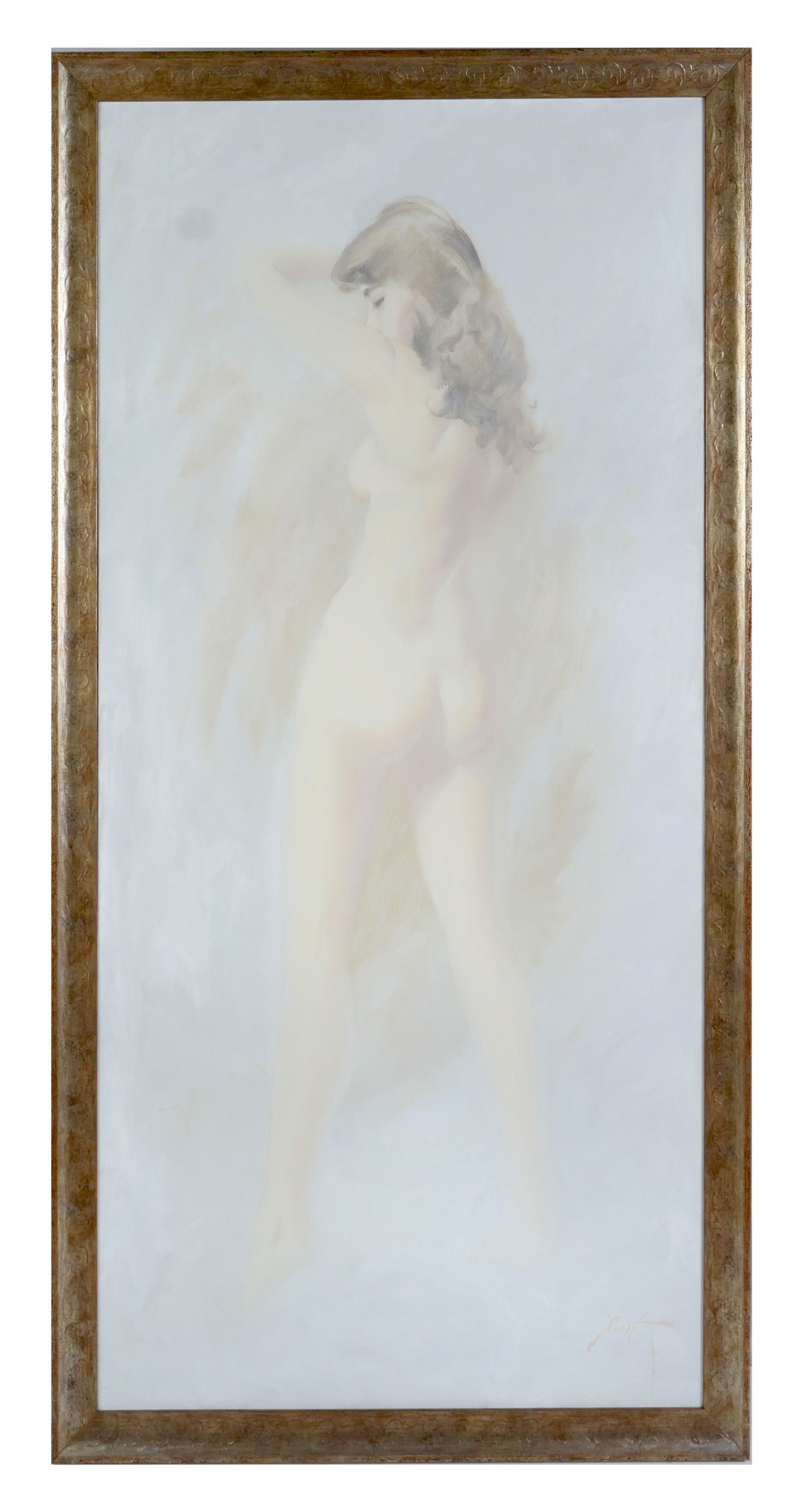 Appraisal: RUST Donald American b Standing Female Nude from the Back