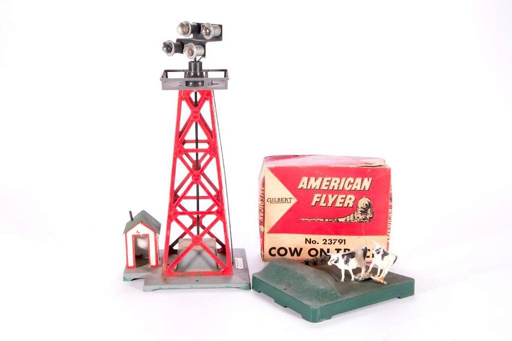 Appraisal: AF S Cow on Track Set Floodlight Tower AF S