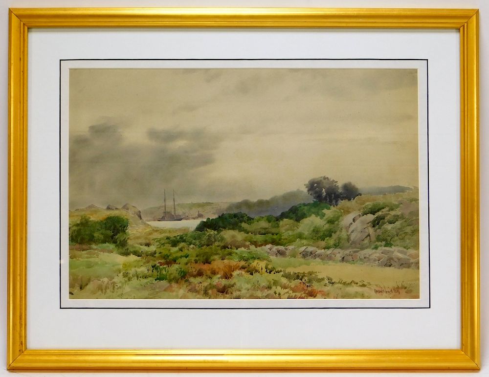 Appraisal: Alfred B Copeland Landscape Watercolor Painting Massachusetts France - Impressionist