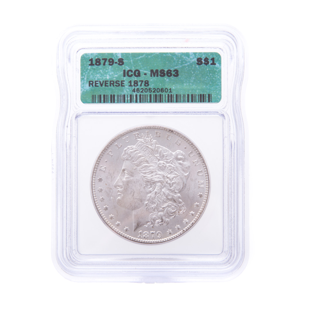 Appraisal: US -S Morgan Dollar ICG MS- Rev of -S Rev