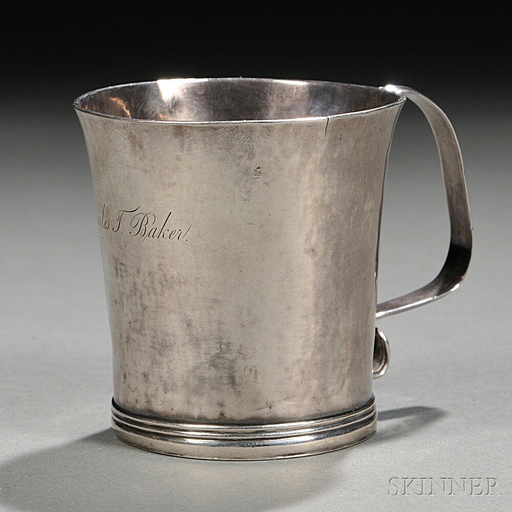 Appraisal: Silver Cup attributed to Thomas Savage Boston c - slightly