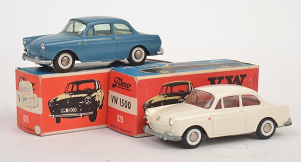 Appraisal: TWO TEKNO VW MODELS INCLUDING ONE WHITE WITH RED INTERIOR