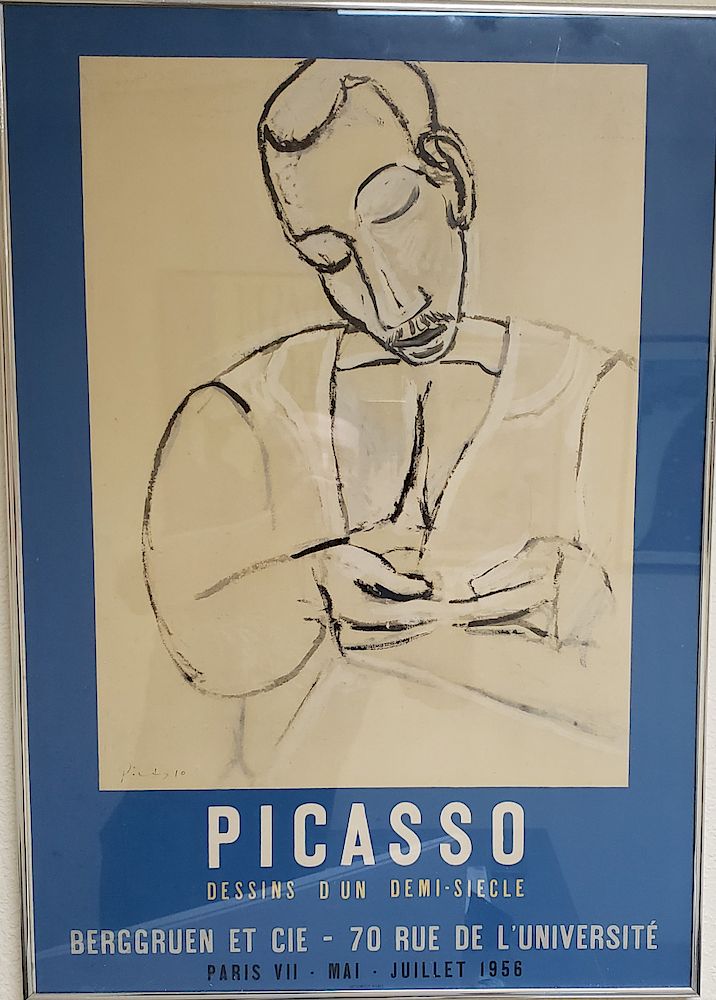 Appraisal: PICASSO Dessins D Un Demi-Siecle Mourlot Ltd Ed Lithograph Poster