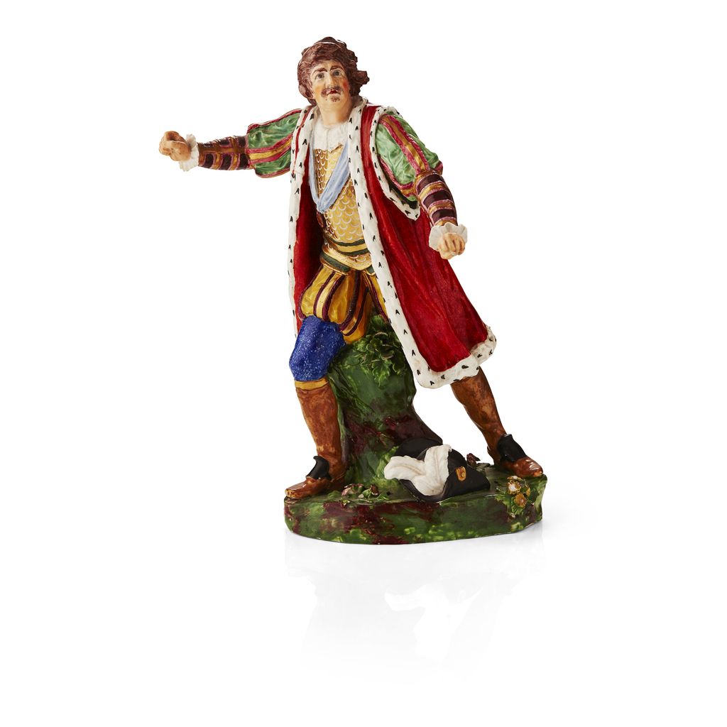 Appraisal: DERBY PORCELAIN FIGURE OF DAVID GARRICK AS RICHARD III TH