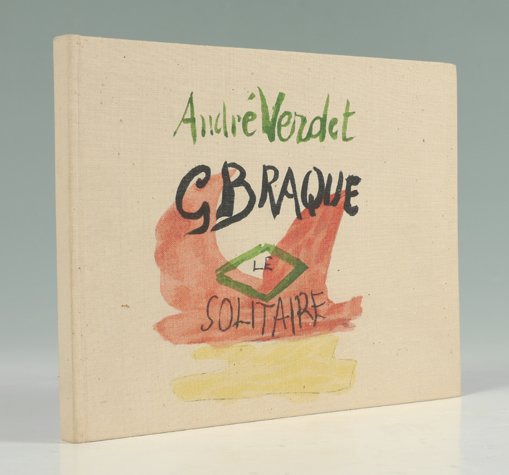 Appraisal: VERDET Andre French - ''Georges Braque Le Solitaire'' first edition