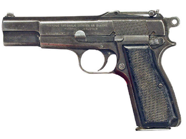 Appraisal: Browning Model Hi-Power MM SN early production pre-war blue brown