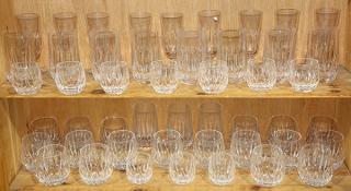 Appraisal: lot of approx Stuart crystal stemware group lot of approx