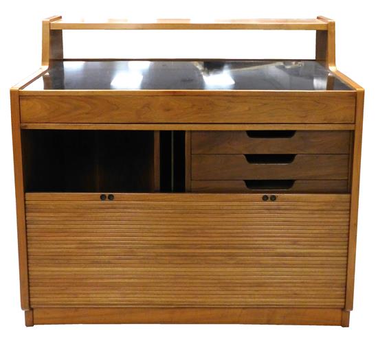 Appraisal: Mid-Century Edward Wormley for Dunbar buffet No c s walnut