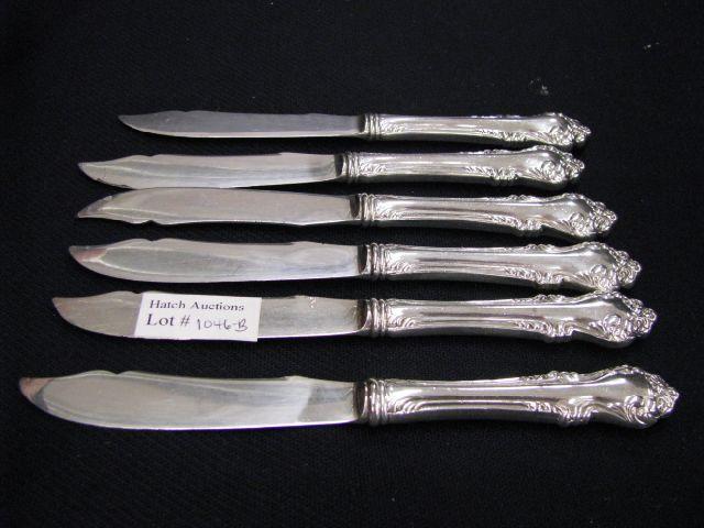 Appraisal: Set of Victorian Silverplate Fruit Knives