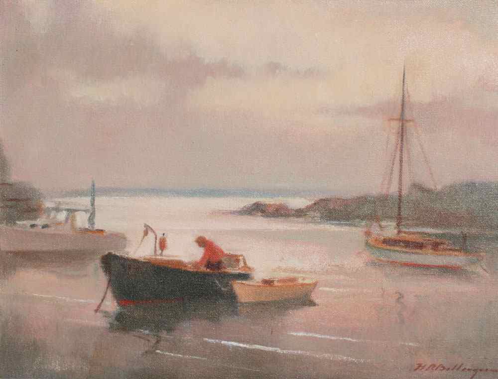 Appraisal: BALLINGER Henry Russell American - ''Pigeon Cove'' OIL Canvas ''