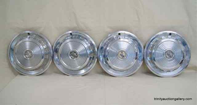 Appraisal: Mercury Hubcap Set of Great set for the traditional authentic