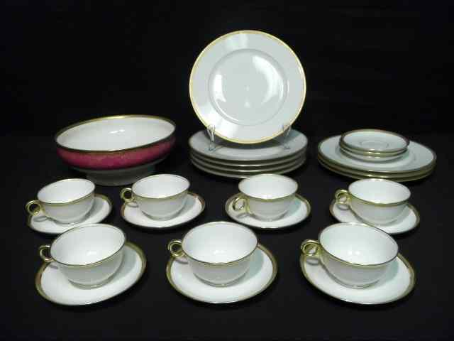 Appraisal: Assorted Haviland fine china Includes four '' dinner plates four