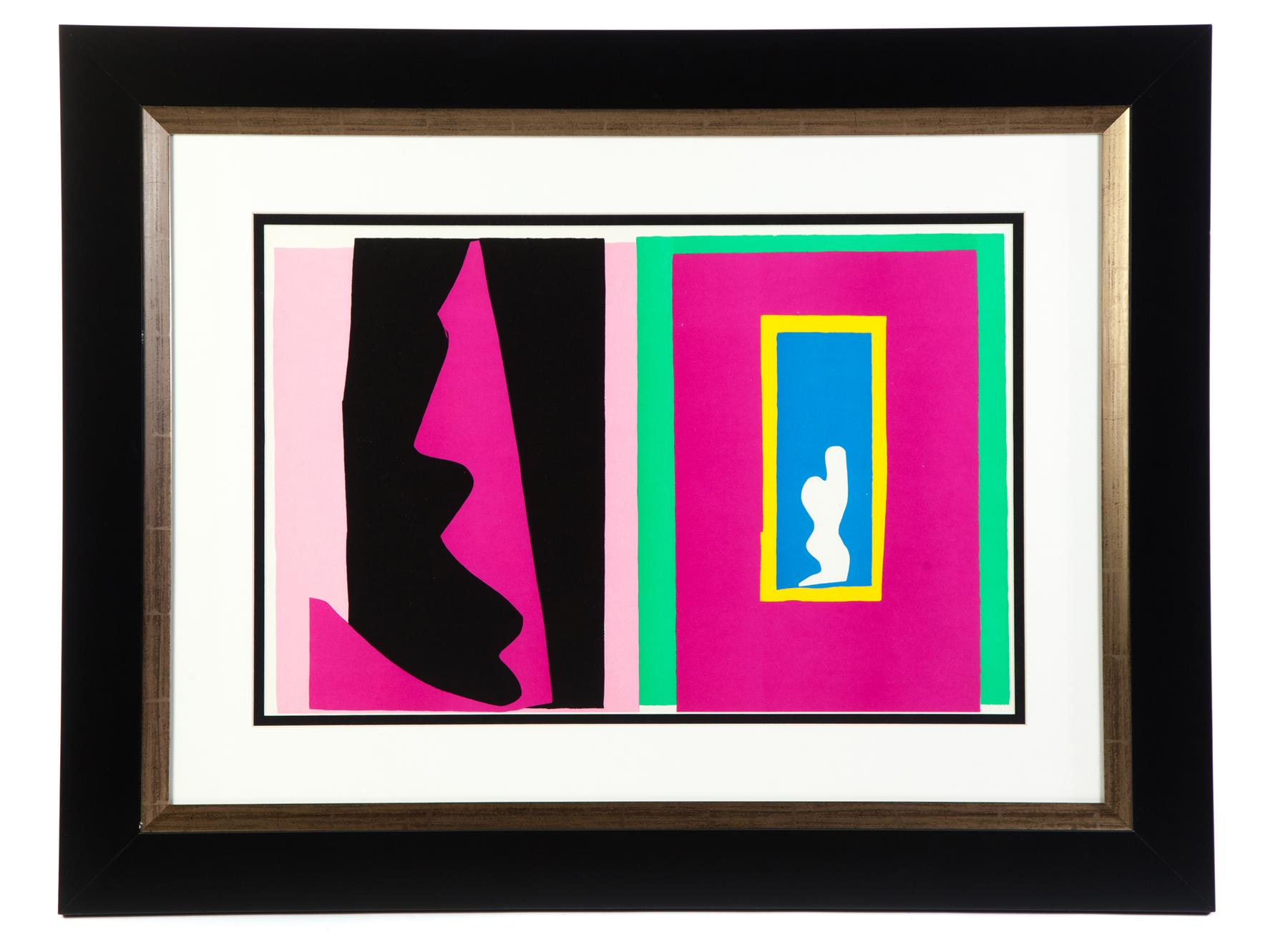 Appraisal: LE DESTIN PRINT AFTER HENRI MATISSE Color lithograph unsigned Geometric