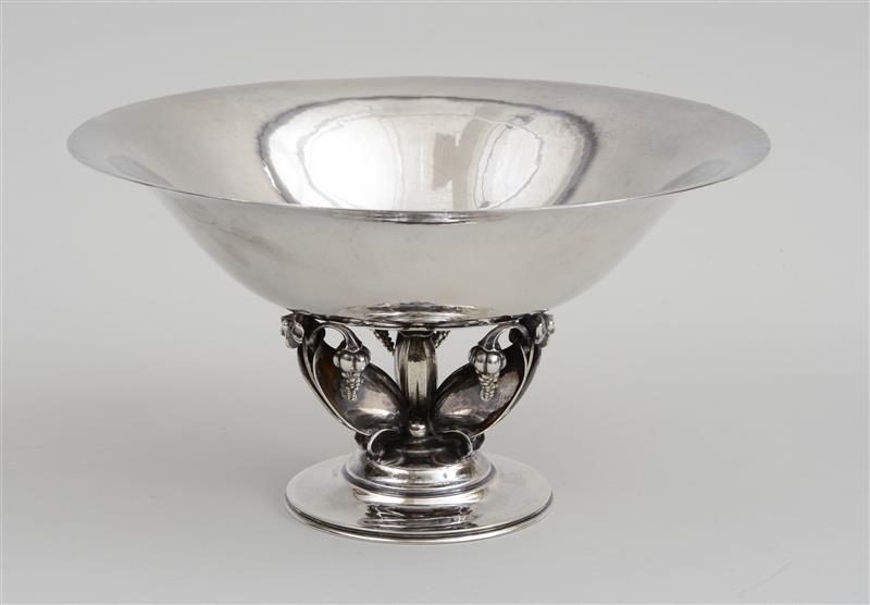 Appraisal: GEORGE JENSEN SILVER STEMMED FRUIT COMPOTE Marked ' ' over