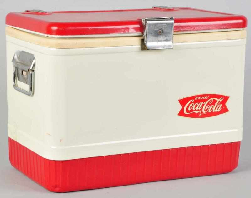 Appraisal: Coca-Cola Picnic Cooler s Paint is all original with the