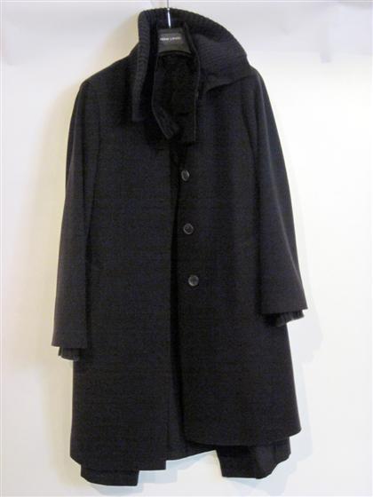 Appraisal: Lady's winter wool coat AkrisEspresso brown wool outter coat with