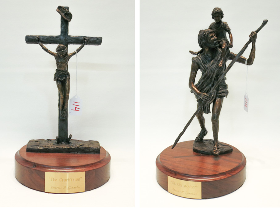 Appraisal: TWO CHARLES R GONZALES LIMITED EDITION BRONZES Oregon th st