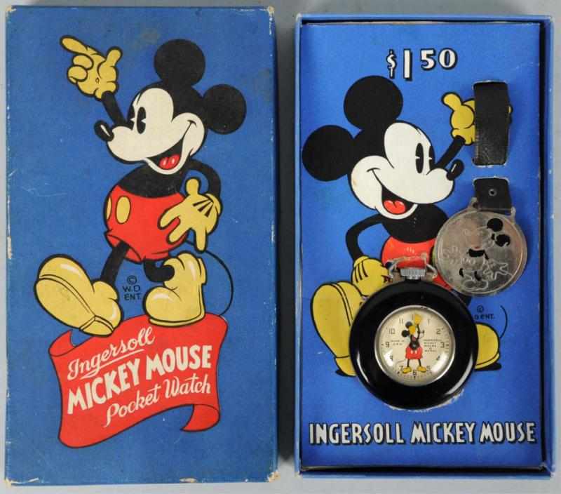 Appraisal: Walt Disney Mickey Mouse Character Lapel Watch Circa Made by