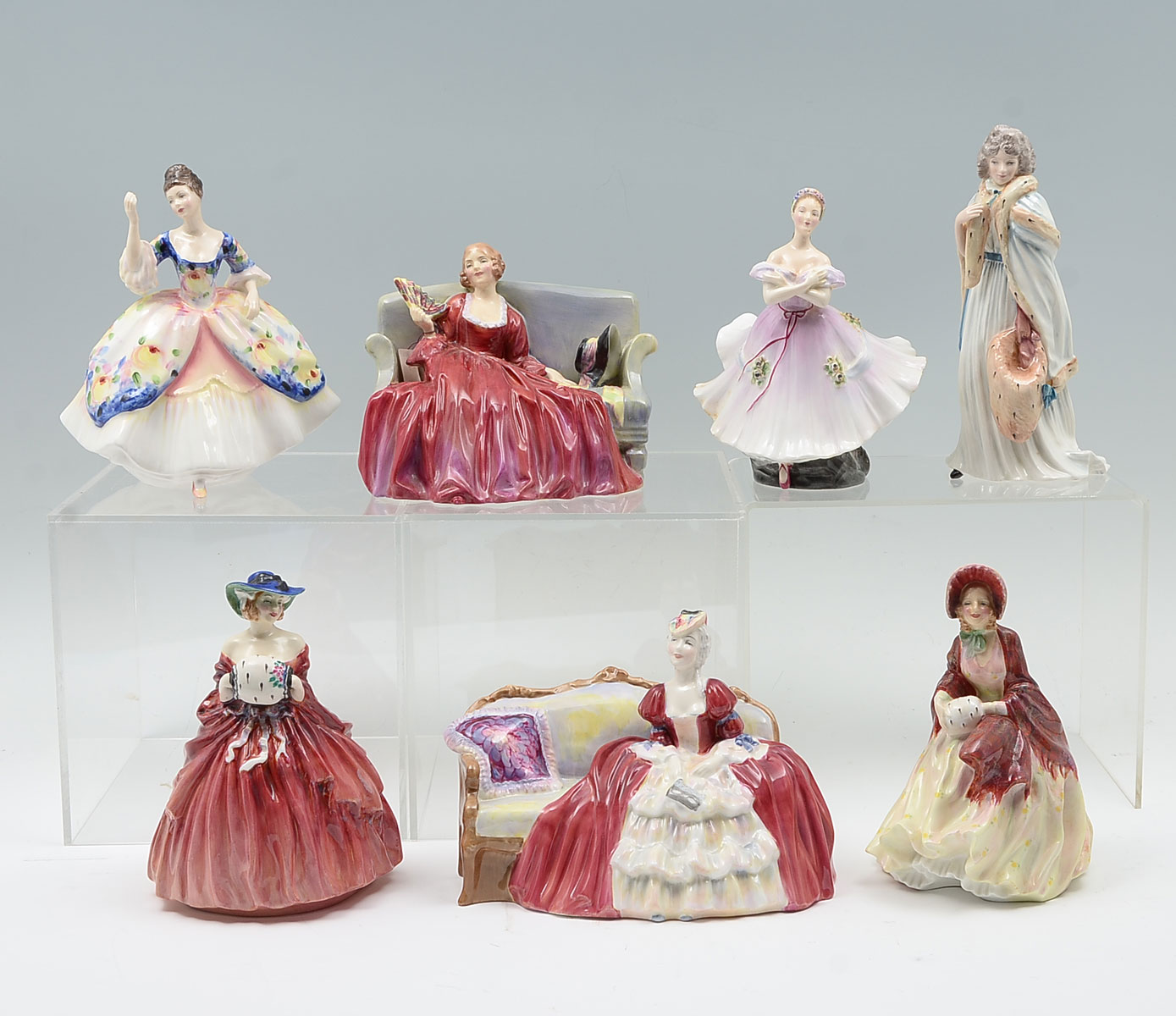 Appraisal: PC LOT ROYAL DOULTON LADY FIGURES ''Christine'' HN ''Sweet and