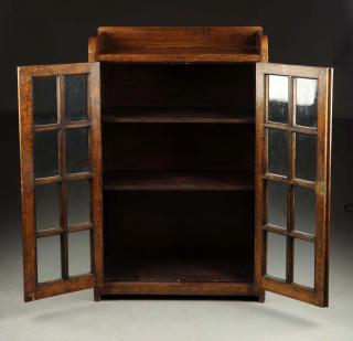 Appraisal: Arts Crafts Mission Two Door Bookcase In the style of