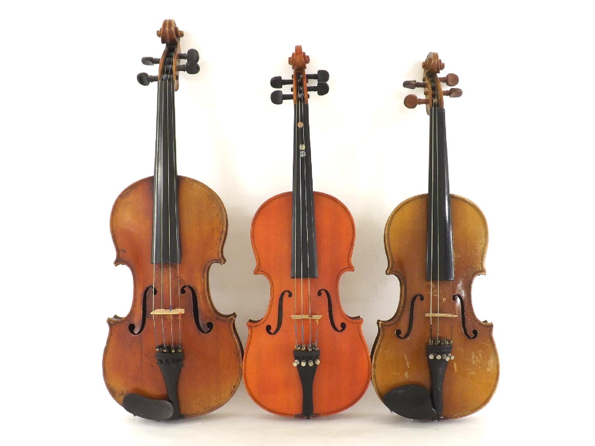 Appraisal: Early th century three-quarter size violin cm also two contemporary