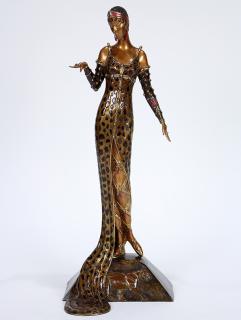 Appraisal: Sculpture Erte Ert French Russian - Juliette bronze sculpture signed