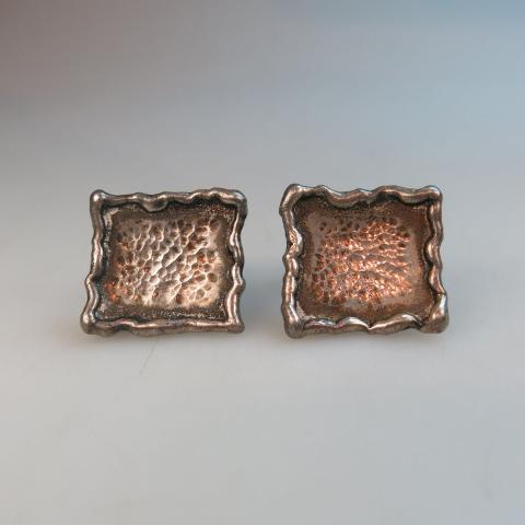 Appraisal: Pair Of Swedish Grade Silver Cufflinks Vasteras marked ROS